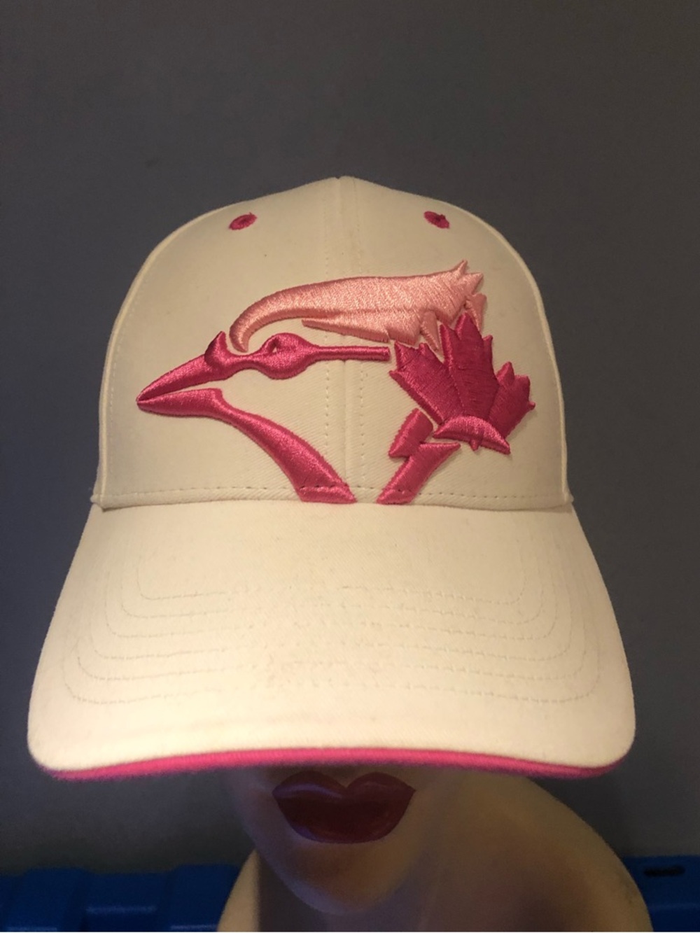 Toronto Blue Jays Pink-Embroidered Baseball Hat - Youth